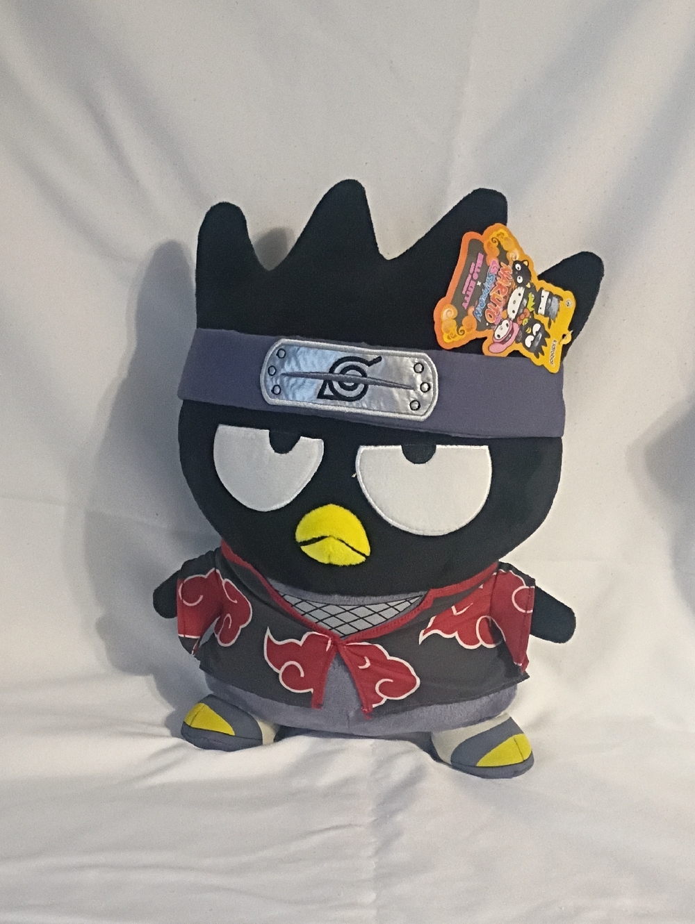 Sanrio Badtz-Maru Black Plush Tank Top Style Top